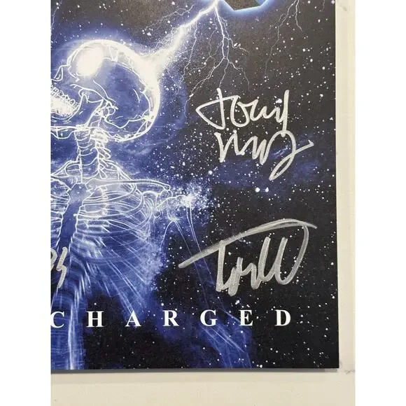 The Offspring SIGNED LP Supercharged LIMITED EDITION Iceberg Vinyl AUTOGRAPHED 1